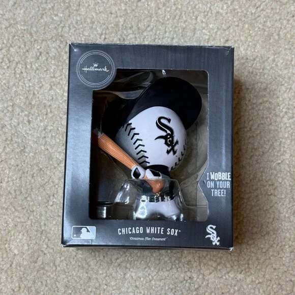 Hallmark Keepsake - Chicago White Sox Bobblehead Baseball Christmas Ornament - Picture 2 of 4